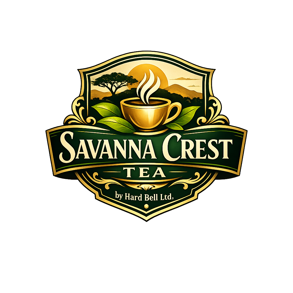 The official Savanna Crest Tea crest by Hard Bell Ltd.